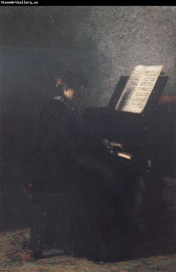 Thomas Eakins Elizabeth at the Piano